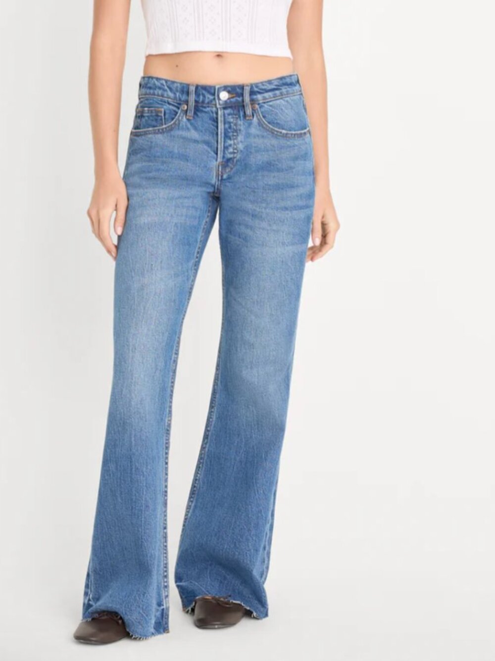 Vintage Low Relaxed Flare Jeans